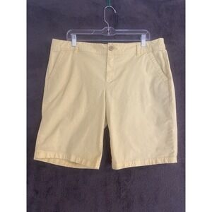 Liz Claiborne Shorts Womens 16 Chino Bermuda Stretch Pockets Casual Summer